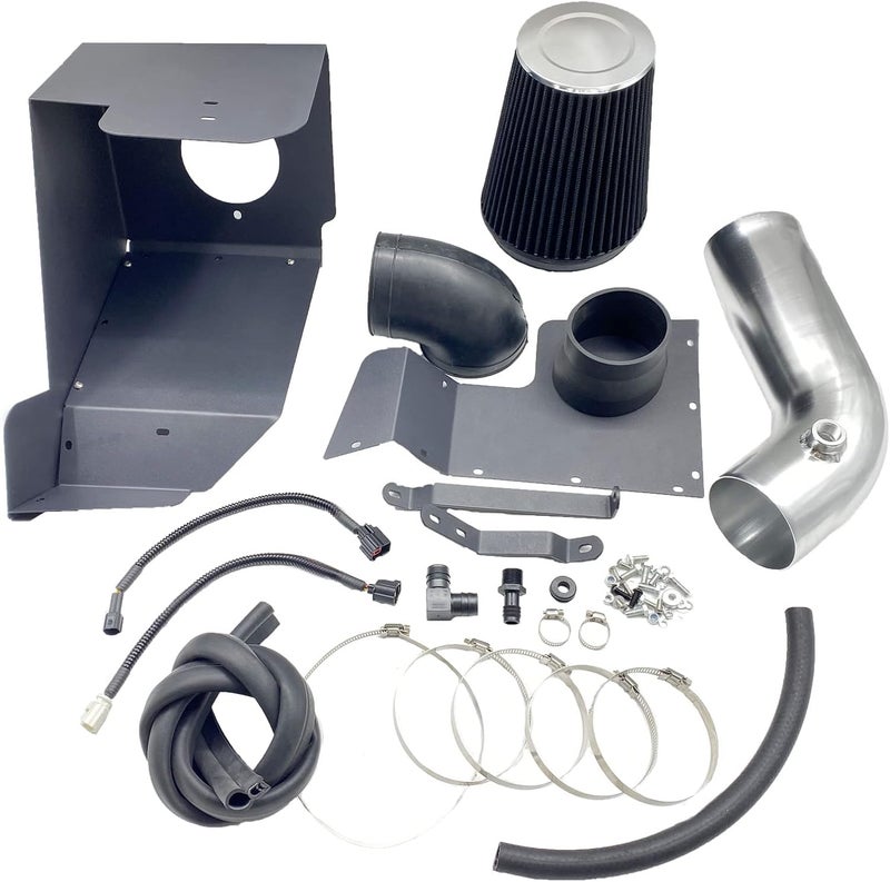 MOOSUN Cold Air Intake Kit High Performance Fit for 2009-2019 Dodge Ram 1500 2500 500 1500 Classic 5.7L V8 (Silver&Black) - Image 3